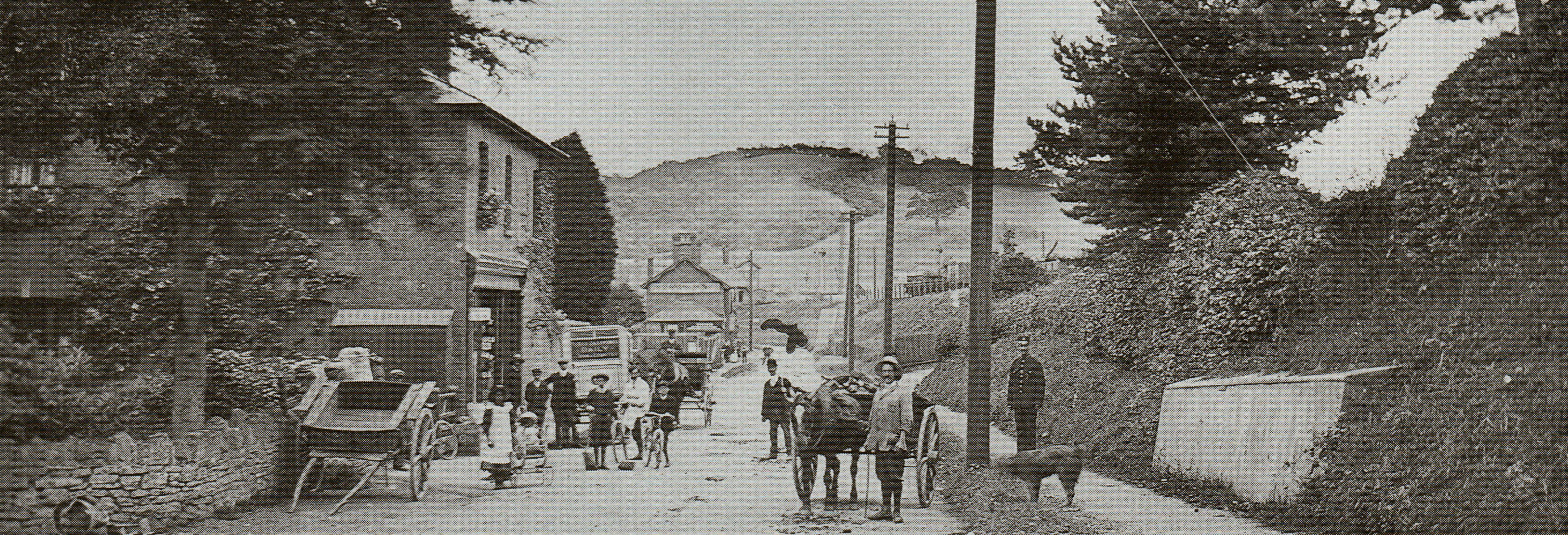 Pontrilas Village view in the early 20th Century